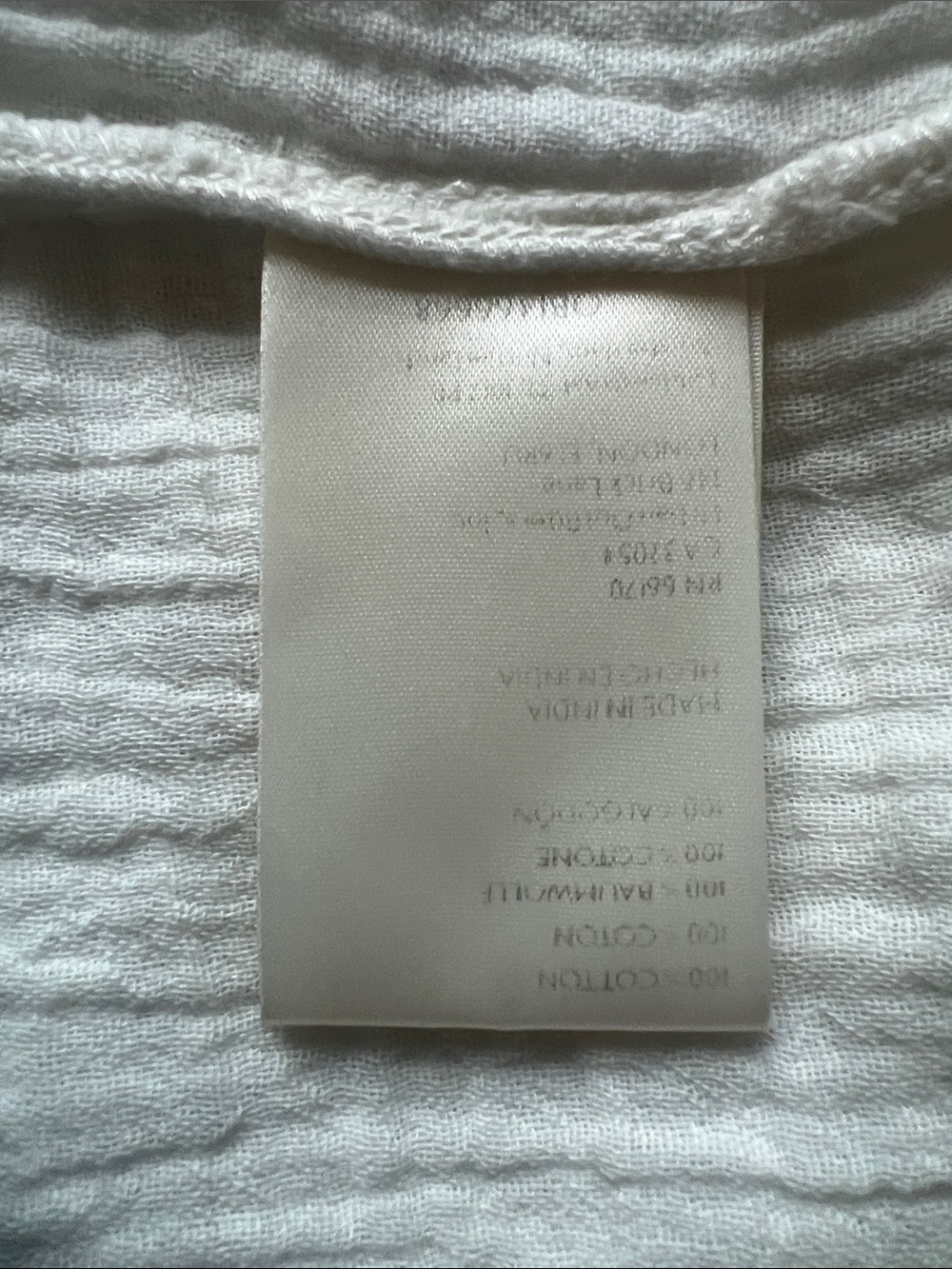 We The Free Ivory Gauze Button-Front Boxy Top - Picture 5 of 7